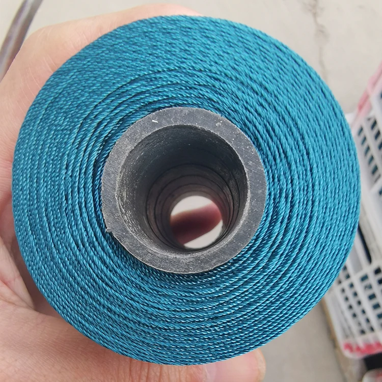 China Manufacturer Fishing Muliti Twine With 210D/30PLY Black Color Nylon Fishing Net Twines For Marine Industry