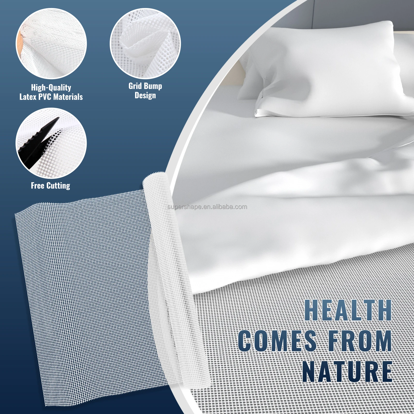 Reusable Silicone Mesh Mat Food Grade Baking Mat Silicone Steamer Mat Silicone Dehydration Sheet Non Stick Customize