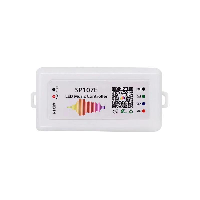 SP107E пикселей IC SPI музыка BT контроллер с помощью мобильного приложения для светящейся ленты WS2812 SK6812 SK9822 RGBW