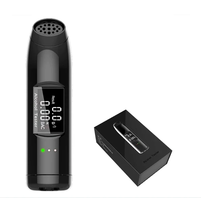 USB charging port fast charging Alcohol detector Style High Accuracy Breath Alcohol Tester Breathalyzer