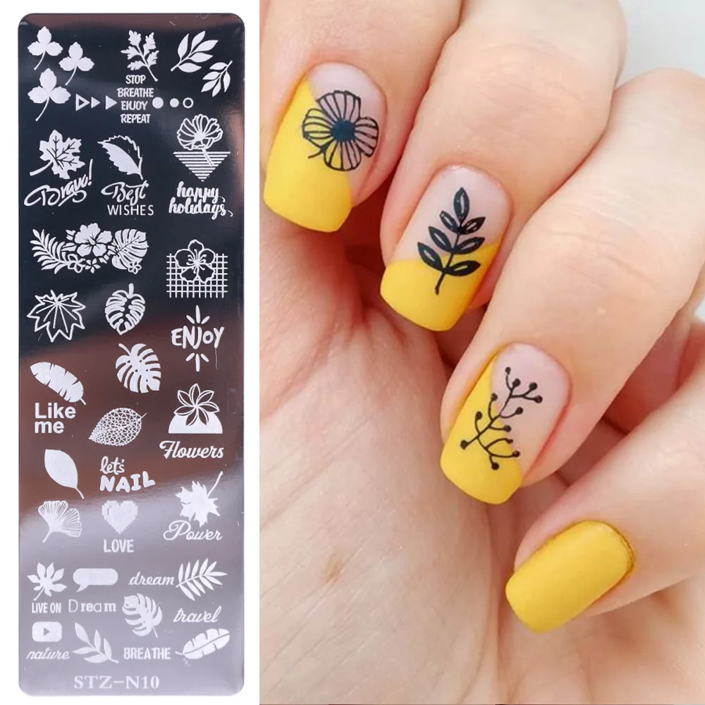 Nail Stamping Plates Template Multi-styles Nail Stamping Plates Nail Art Stamp Template Stencil