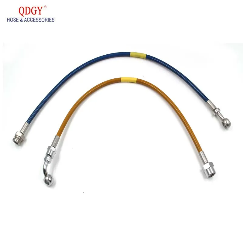 Factory Price Hydraulically Reinforced Stainless Steel Braided Motorcycle Brake Line Wire