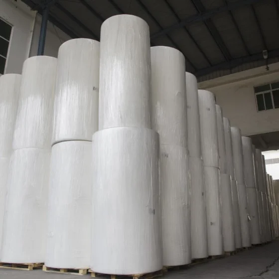 Wholesale raw material for making toilet paper custom size virgin toilet tissue paper jumbo mother roll