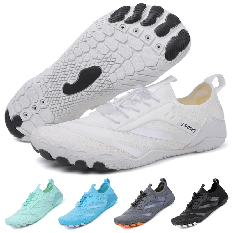 Manufacturers Custom Summer Elastic Quick Drying Water Shoes Unisex Wading Shoes Swimming shoes Beach Barefoot Slippers