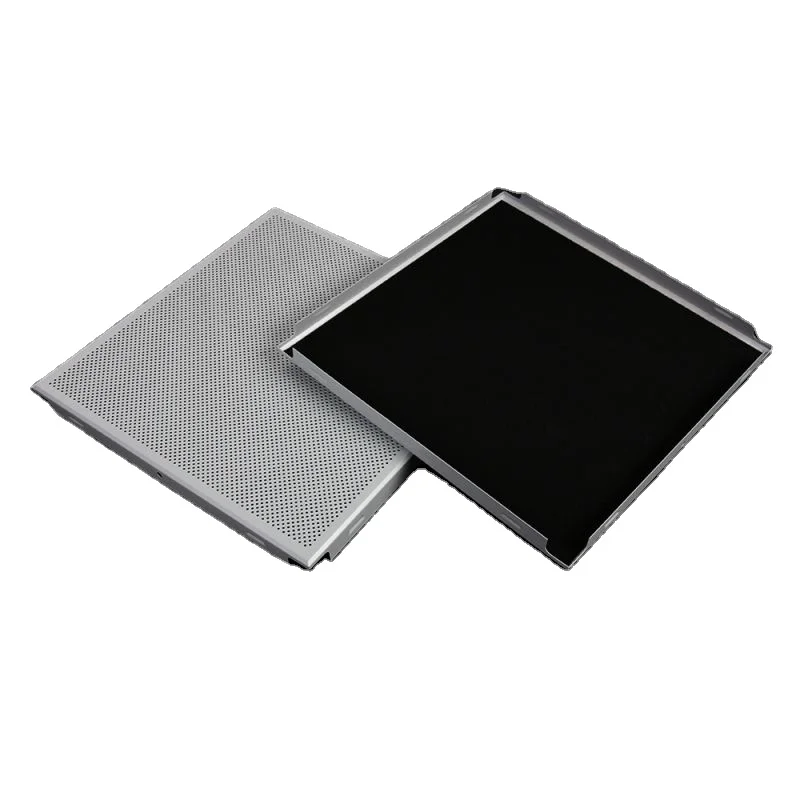 Fireproof Stretch Wave Baffle Ceiling Tile Custom Aluminum Sale Waterproof Cross Metal Customized Sound Irregular Training Style