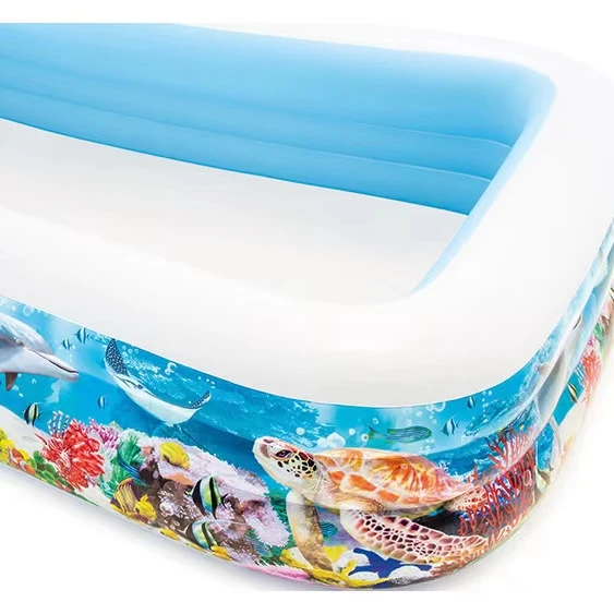 INTEX58485 tropical fish pool inflatable swimming pool counrtyard swimming pool