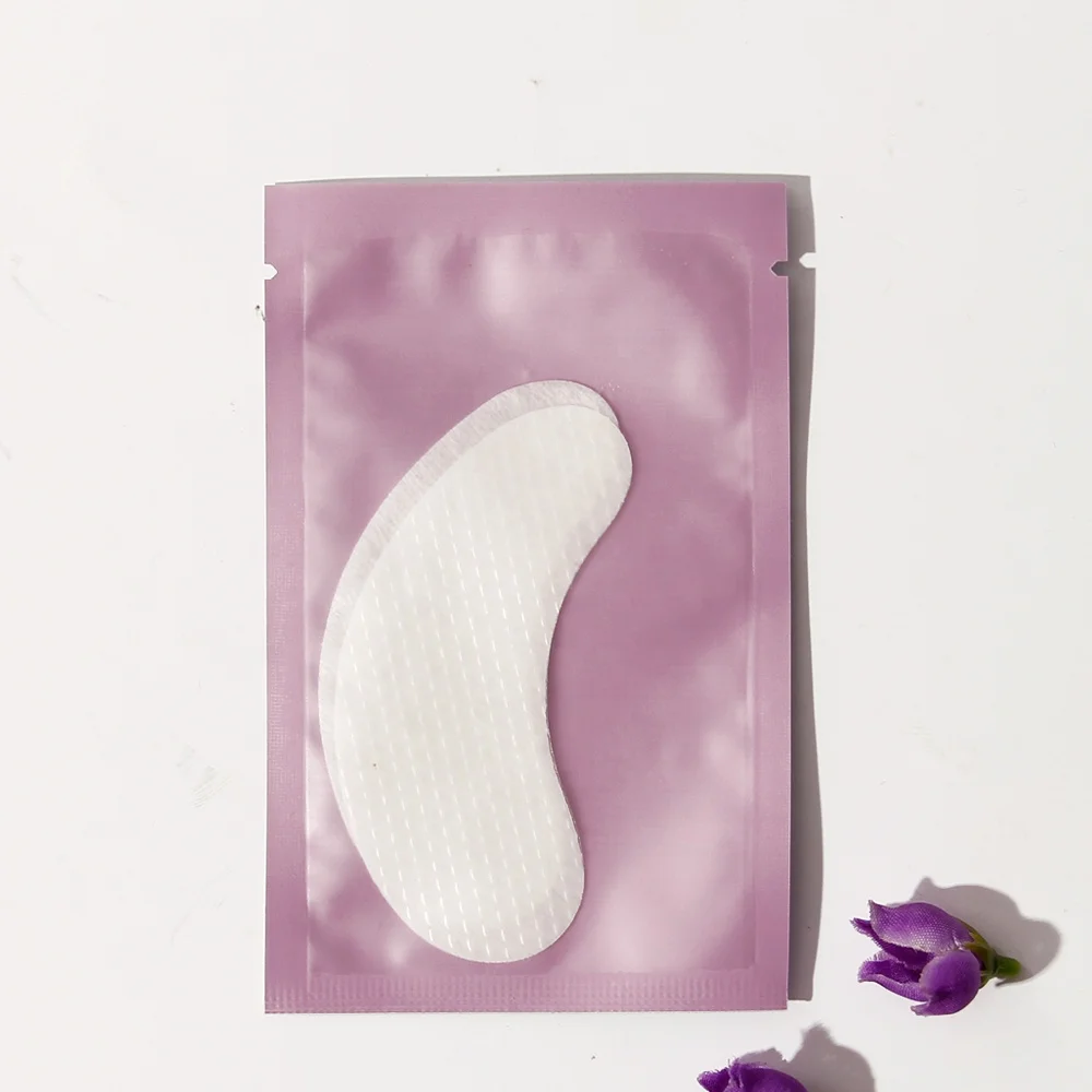 Salon Use Professional Eyelash Patches Wholesale Eyelash lint free mesh film Eye Patch Under Gel Pads For Lash Extensions