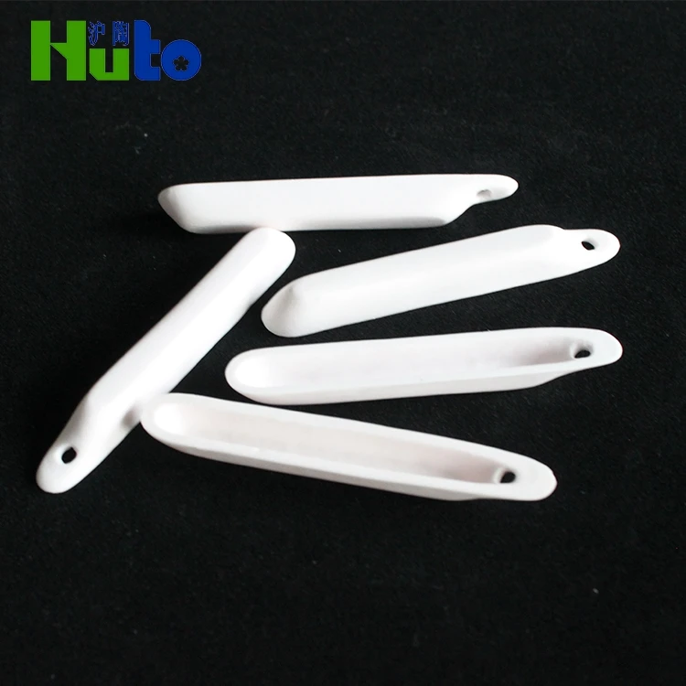 Volatile Dish Chemical Cylinder With Lid 4 Holes Fire Refractory Laboratory99.8% Ceramic Alumina Boat Crucible