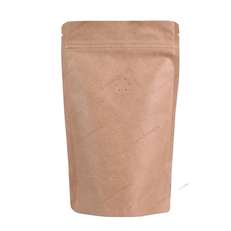 Food safe plastic aluminum smell proof bags resealable clear zip lock food storage bags foil kraft paper stand up pouch