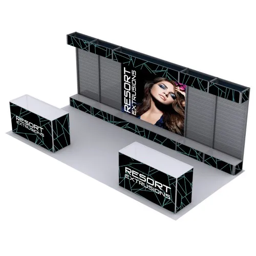 High Quality Portable Sales Booth Hot Sale Best Exhibition Booth Ension Modular Trade Show Booth With Lights