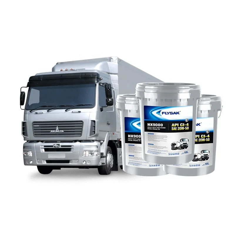 China Factory Direct Sale HX9000 Heavy Duty High Power Diesel Engine Oil 20W50 for Cars Trucks