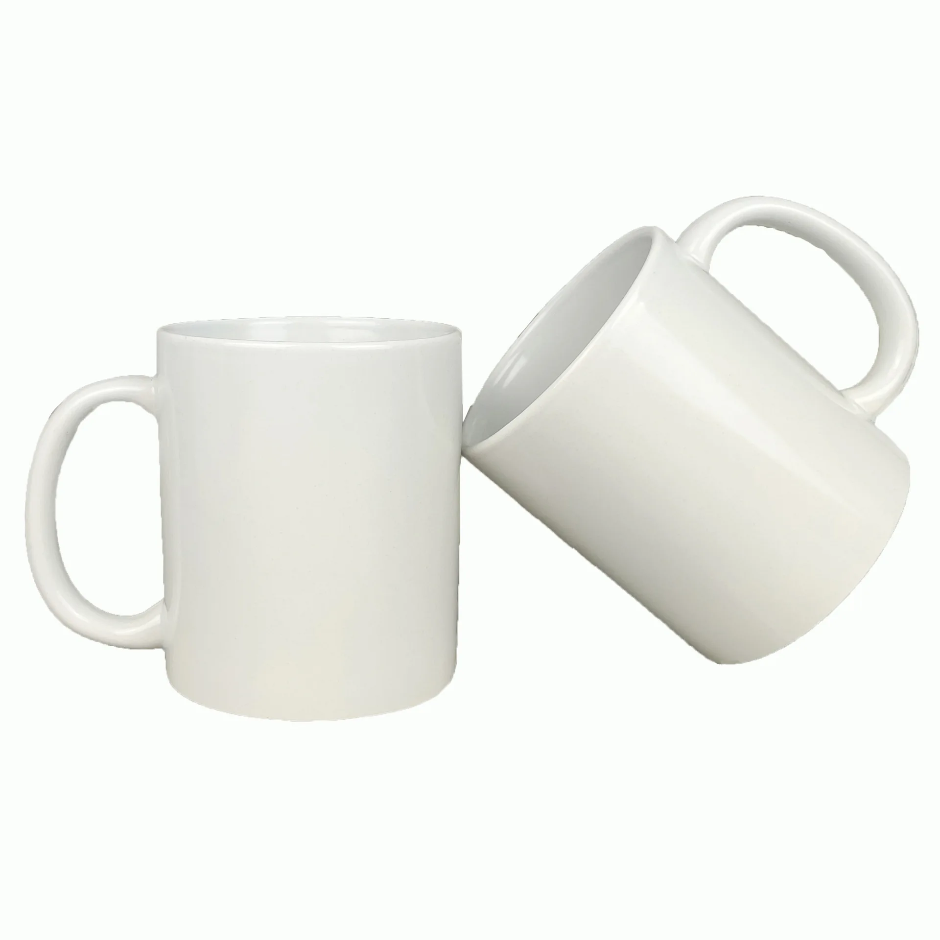 Wholesale Custom Sublimation Mugs 11oz White Sublimation Blanks Tea Coffee Mugs Ceramic Customized Logo