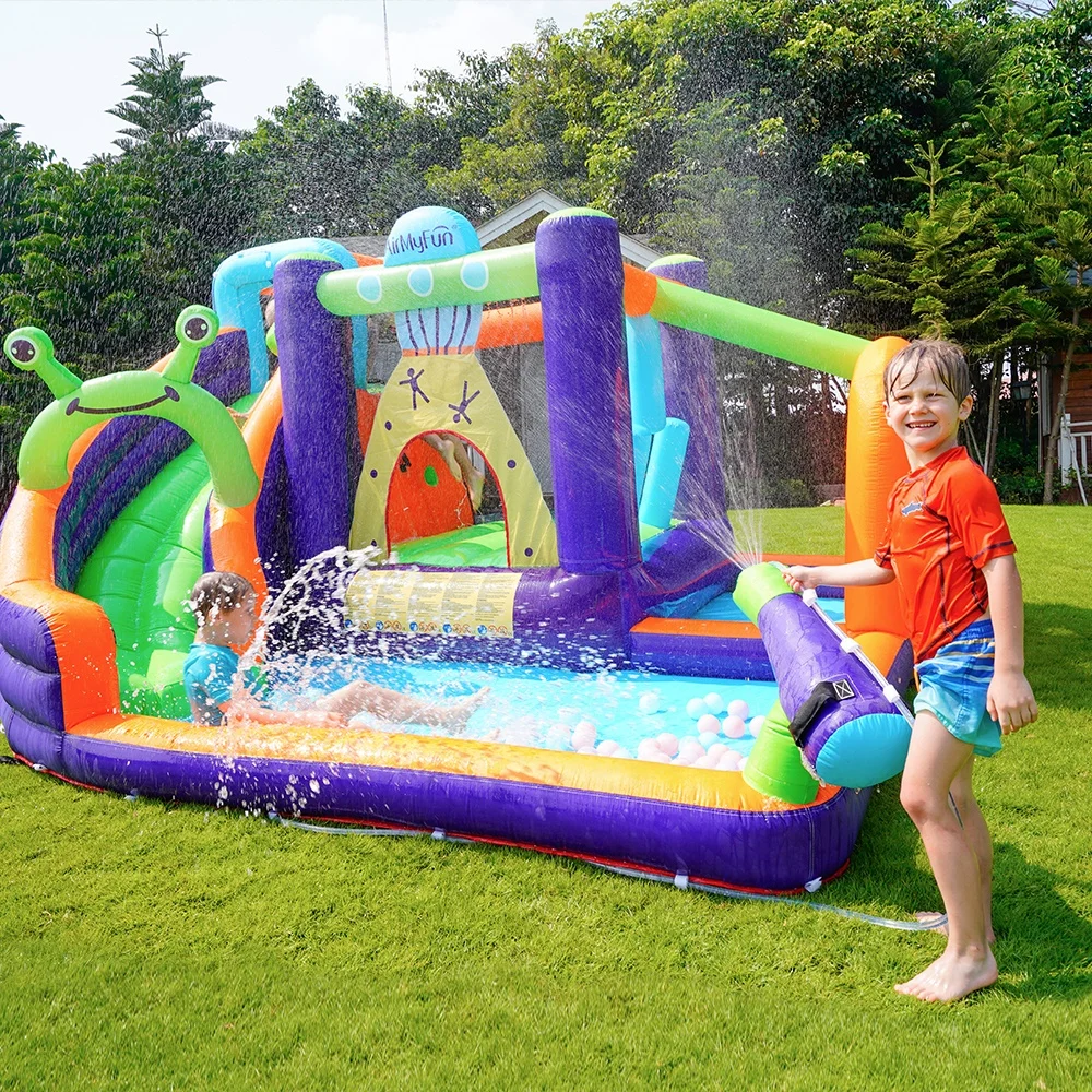 Inflatable combo bouncer playground bounce house water slide children bouncy castles for sale