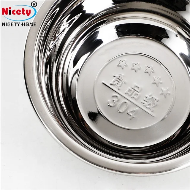 factory wholesale stainless steel fruit bowl for restaurant more size serving bowls baby bowl