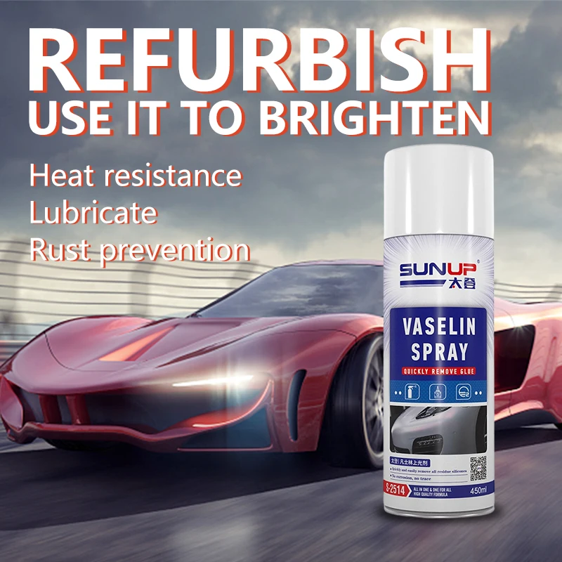 Car Care High-Temp Lubricant Aerosol Products Vaselin Polish Spray