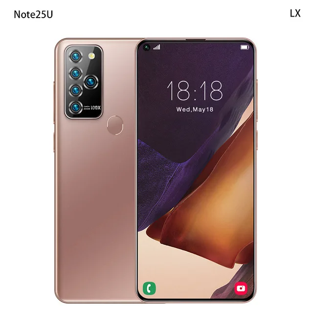 Смартфон Note25U 12 Гб + 512 ГБ OLED-экран 7 2 дюйма Android 10 0 телефон смартфон с разблокировкой по