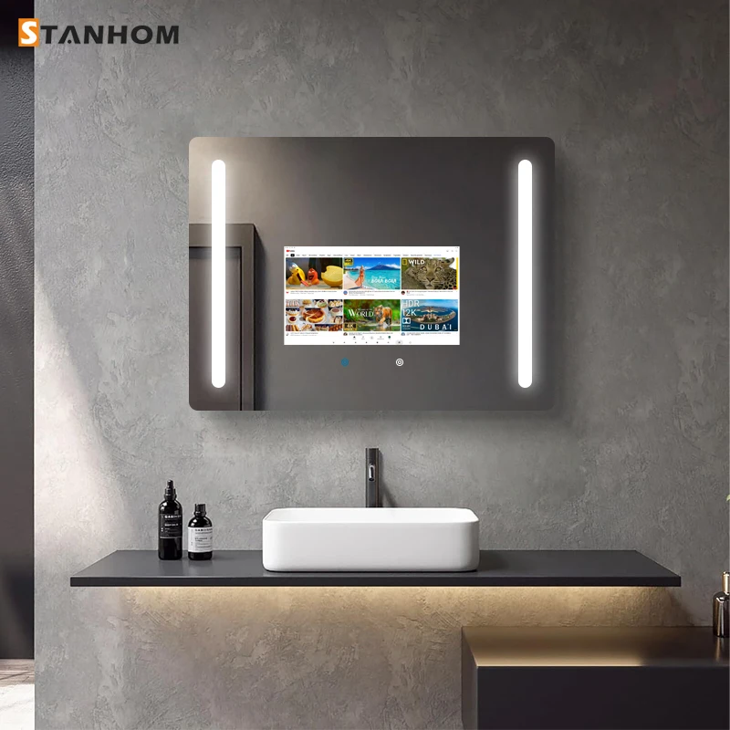 STANHOM Bathroom Android Smart Touch LED Screen Mirror