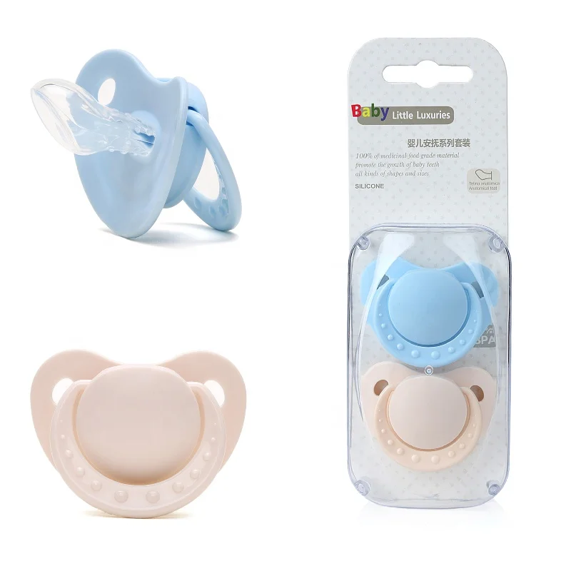 0-6 Months Promotional Luxury New born  Baby Gift Box Pacifier Set  2 Packs