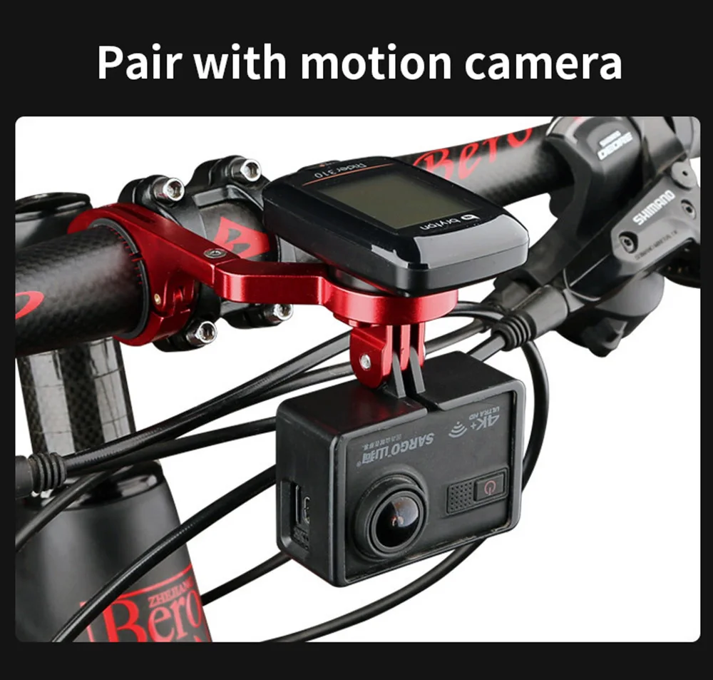 Bicycle Computer Camera Mount Holder Out front bike light Mount from bike mount for iGP-SPORT Garmin Bryton Wahoo Go pro