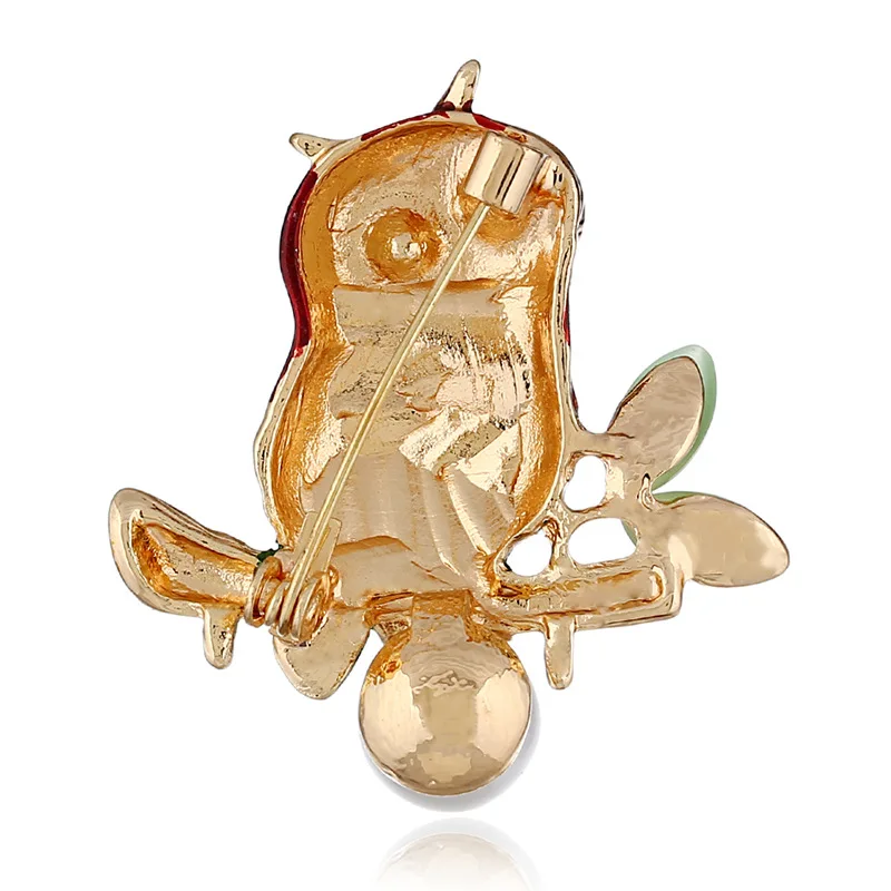2019 Creative Style Chinese Style Festive Jewelry Alloy Owl Brooch