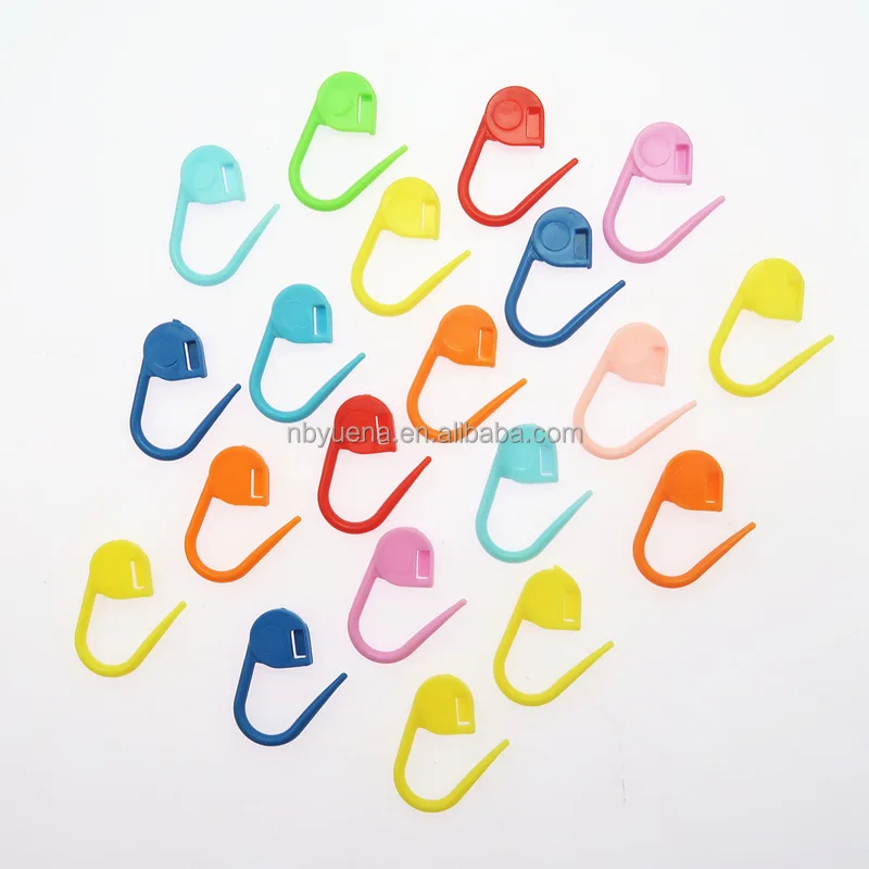 ANA mom Multicolor Plastic Small Stitch Markers 20 PCS In Blister Card