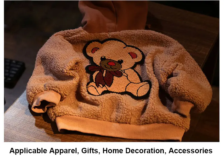 Plain Blank Heat Press Sublimation Animal Decorate Iron On Patches Custom Embroidery Embroidered Woven Patch For Clothes