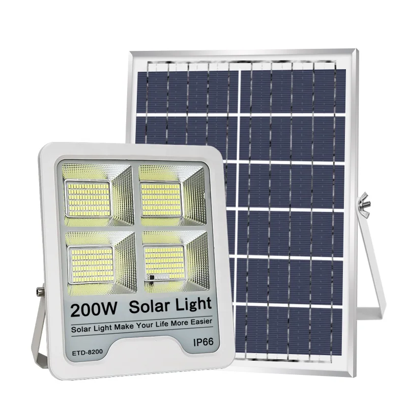Etenda Wholesale Ip66 Ip67 Waterproof Outdoor Led High Brightness 50w 100w 200w 300w Garden Solar Flood Light