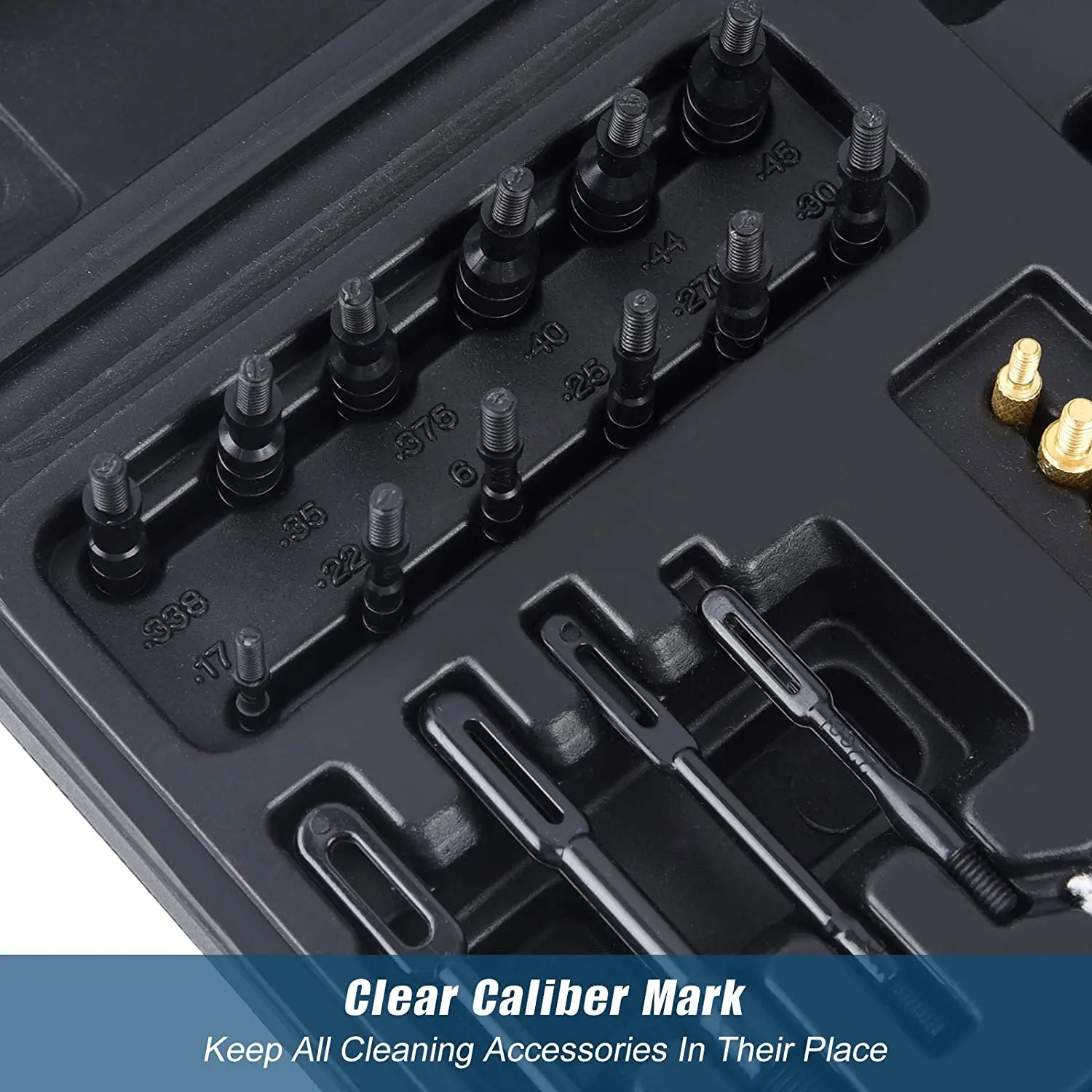 58 PC Super  Universal Gun Cleaning Kit With Blow Mold Case gun brush set