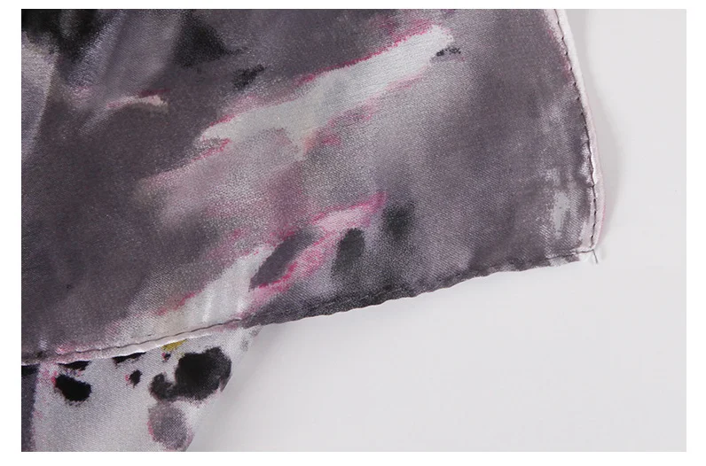 180*90cm Luxury Brand Custom Women Summer Silk Scarves Shawl Lady Wrap Soft Female Designer Beach Bandanna foulard