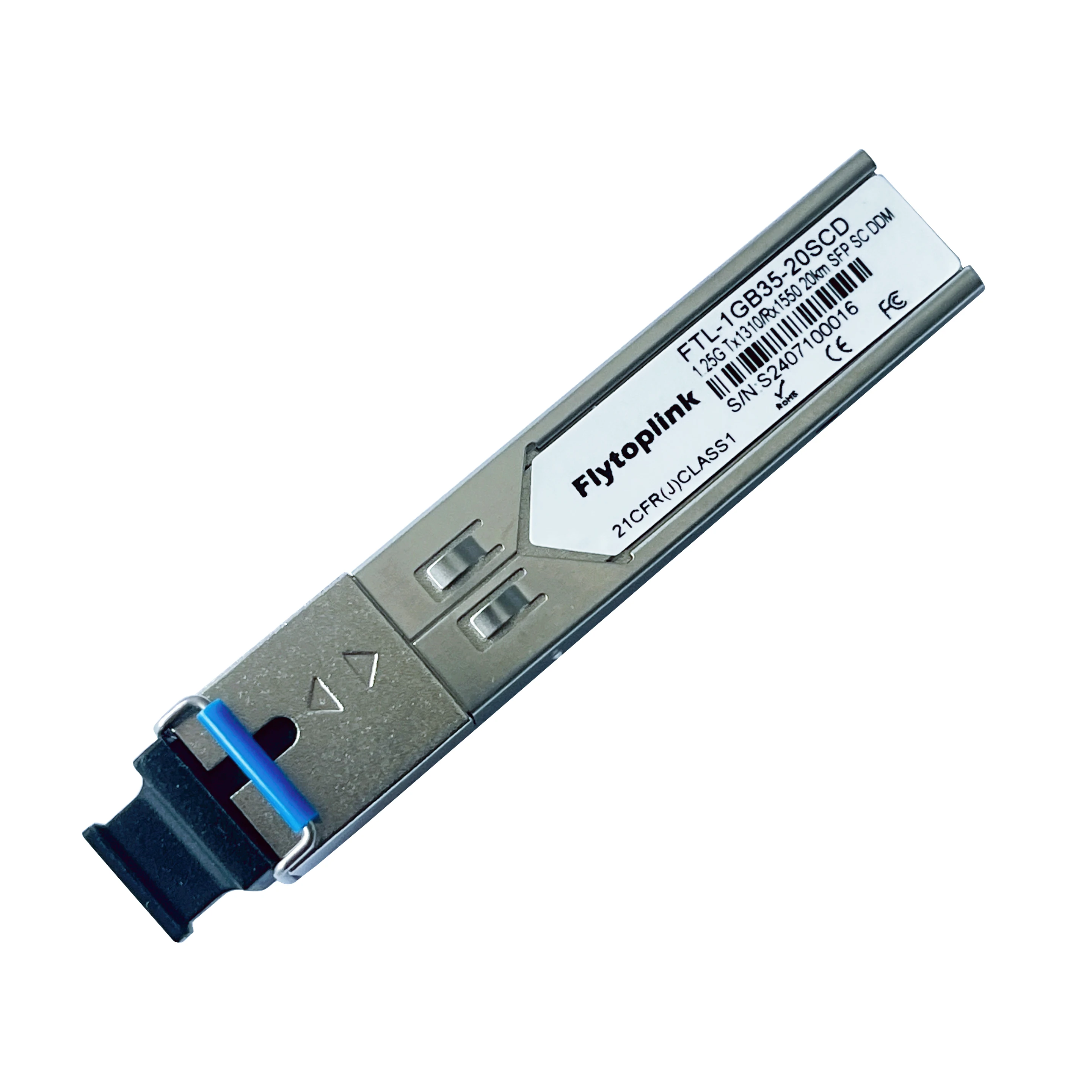 Fiber Optical Transceiver 1.25G BIDI SFP TX 1310nm /RX 1550nm 20km SC DDM Optical Module Single Fiber Single Mode For Cisco