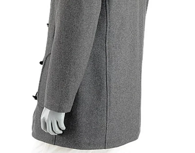 OEM Newly style mens wool trench coat with hood FASHION style man slim fit trench coat