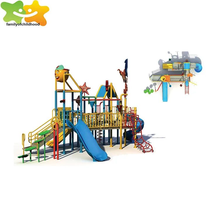 water park equipment Kids outdoor water park slides swimming pool equipment for sale