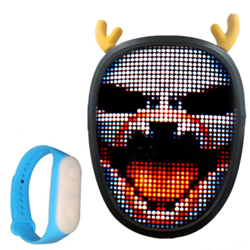 
Amazon Hot Bracelet Face Changing Mini Scary Clown Joker Horror Costume Silicone Halloween Animal Mask for Party Kids Girl Boys 