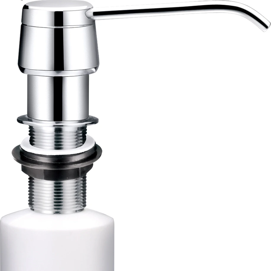 Factory direct selling brass hand sanitizer dispenser pump kitchen sink faucet