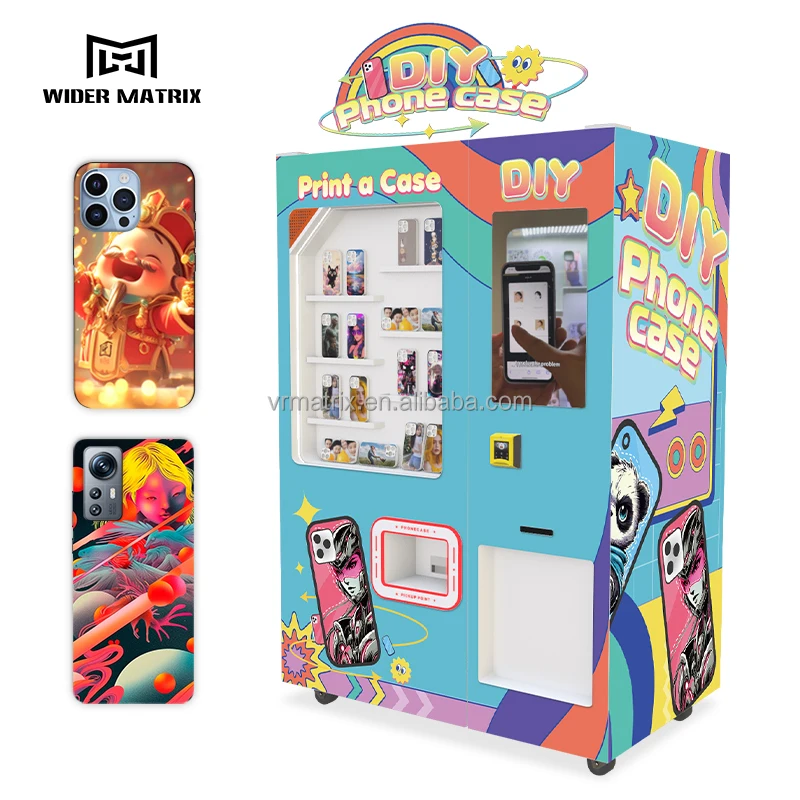 Innovative Self-service Fully Automatic Machine UV Phone Case Printing Machine Vending Machine