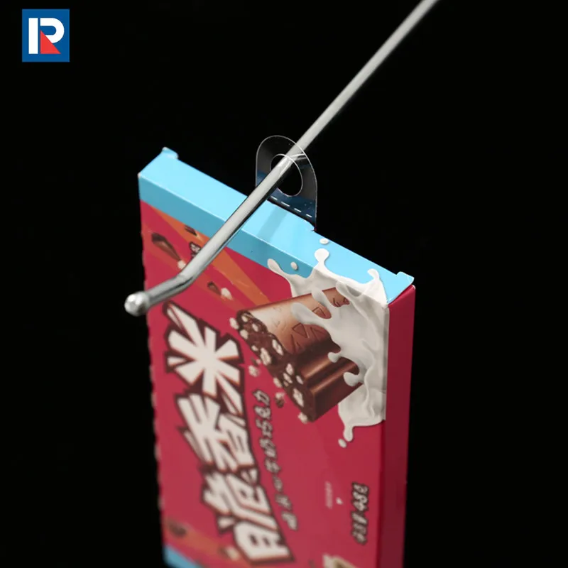 2023 Good Price Adhesive Tab PVC Transparent Hang Tabs Plastic Sticker Hooks For C-store Supermarket Retail Display