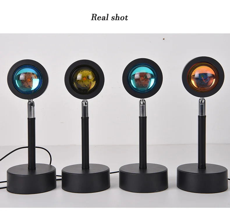 Sunset projection lamp sunset glow decoration home hotel live broadcast lamp decoration lamp to create a beautiful style