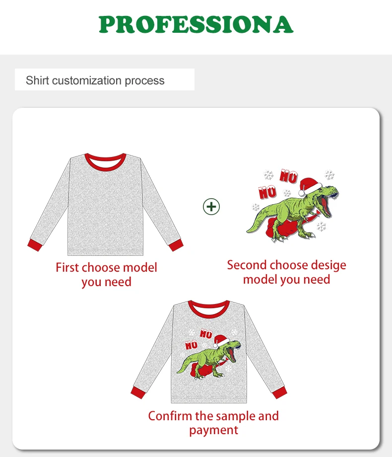 Fashion design Christmas pajamas family clothes set sleepwear 100%cotton new design wholesale ODM/OEM