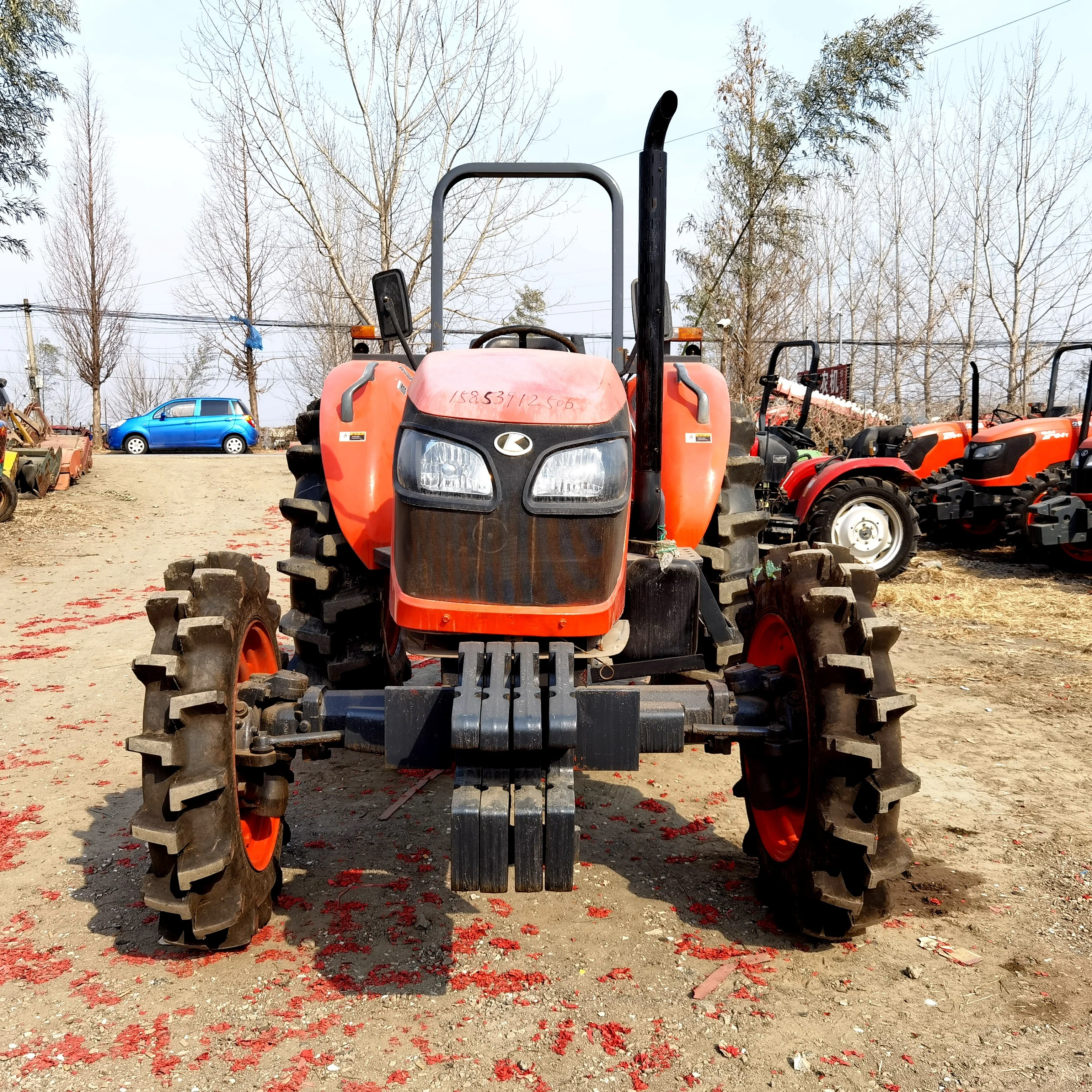 Бывший в употреблении трактор M704K 70HP для сельского хозяйства тракторы Япония малая машина