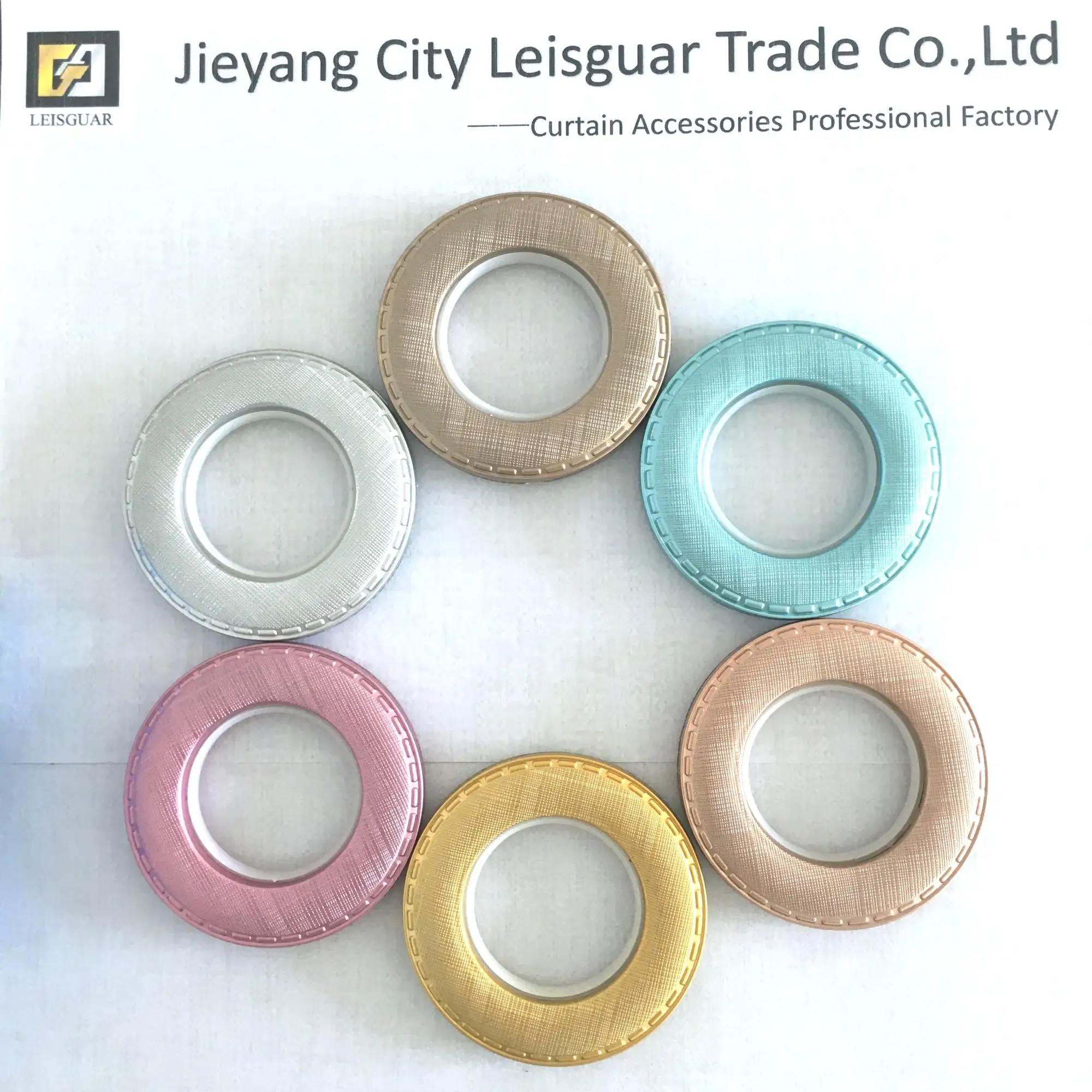 new sample for curtain ring 75 MM  curtain accessories home decor Plastic Eyelet Rings Plastic Rings for Curtains