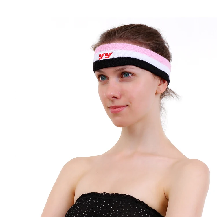 Unisex sports cheap breathable sweat head band for yoga