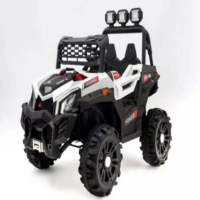 Детский пульт дистанционного управления 2 сиденья 12 В Ретро резиновые шины электрическая поездка на автомобиль и экскаватор