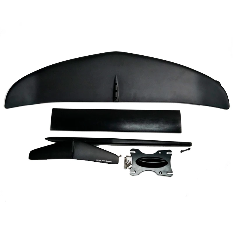 Черный цвет Wakesurf из углеродистого волокна доска для серфинга с веслом подводных доски