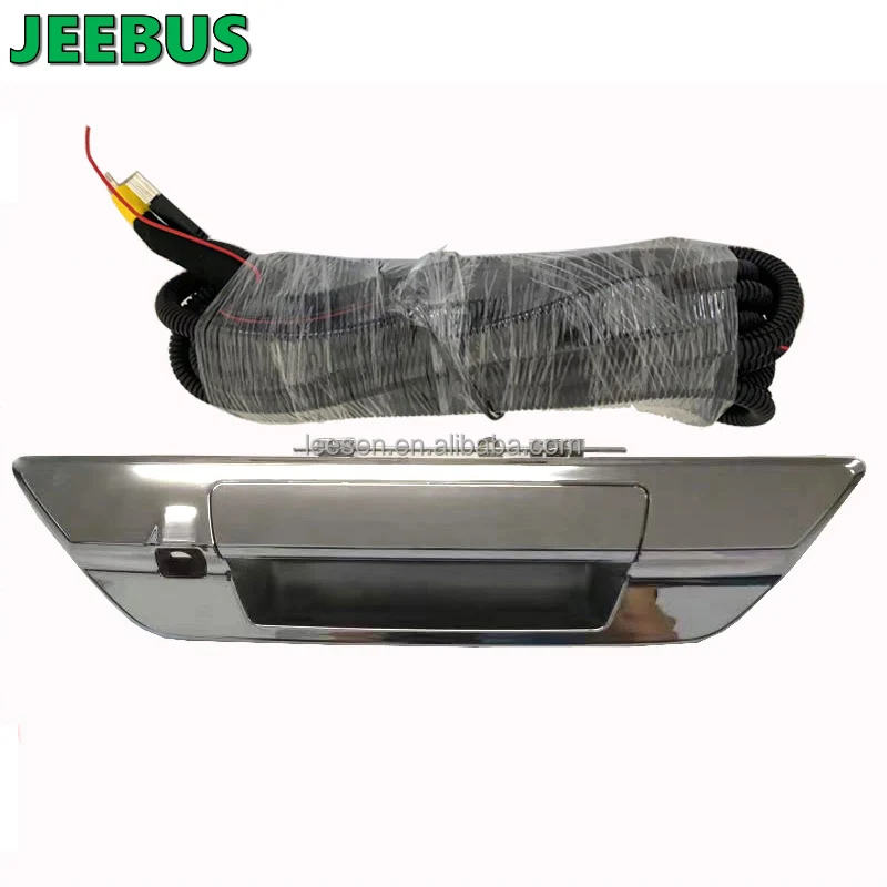 JEEBUS camera pemegang pintu belakang truck pikap Tailgate Handle Reverse Camera for Toyota Hilux 2015-C
