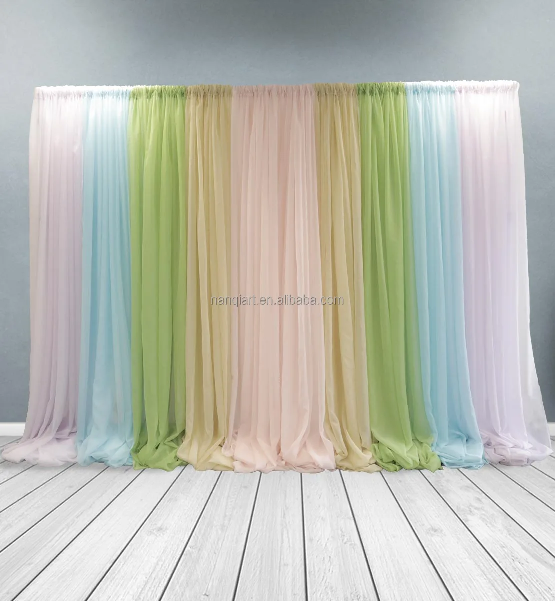 New Arrived Handmade High Quality Steel Pipe And Drape Set Adjustable 2.4 M 8*8ft Wedding Decoration Backdrop Flowers Stand