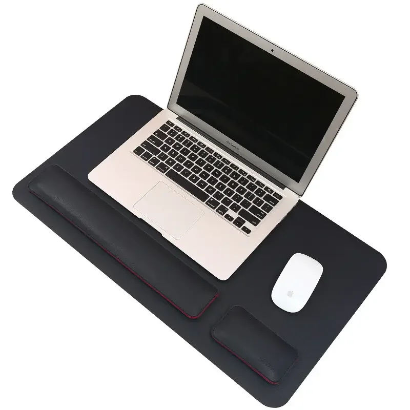 New Arrival Custom logo Wholesale Wrist protector pad keyboard hand rest wrist pad wrist protector leather mouse pad
