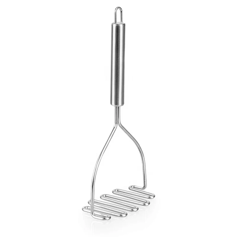 Kitchen Tool Potato Masher Stainless Steel Heavy Duty Mashed Potatoes Masher Professional Wire Masher for Bean avocado Vegetable