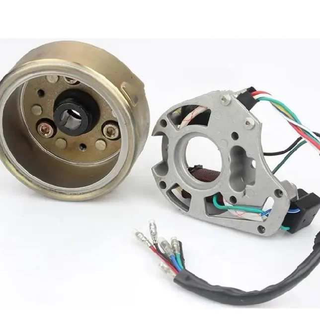 JH70 motorcycle magneto ignition coil cylinder, ignition stator rotor