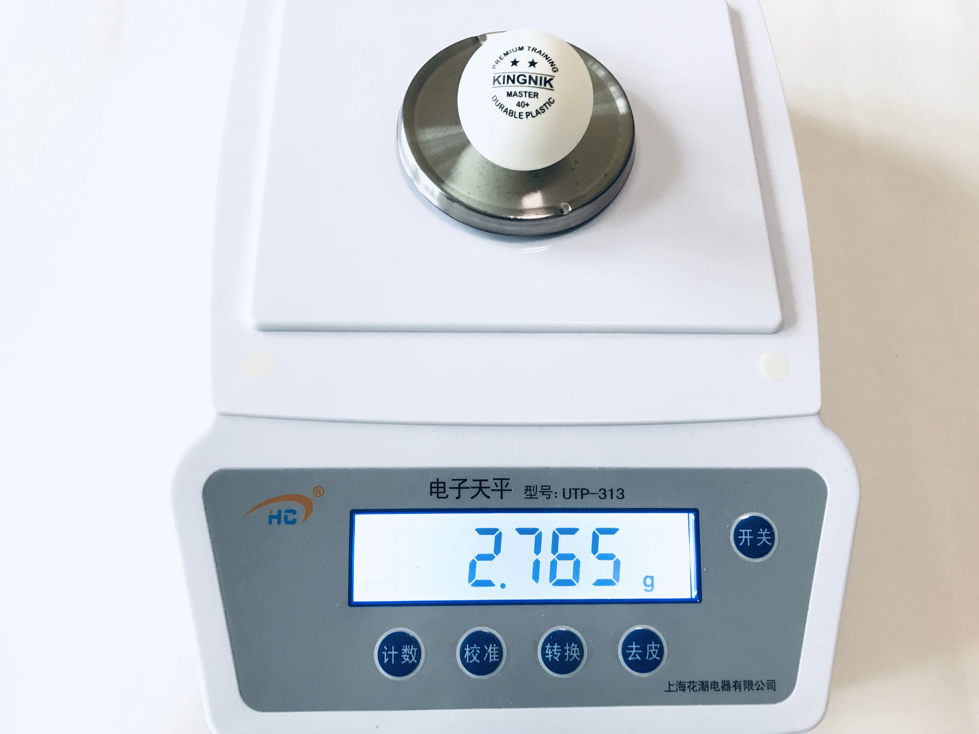 
KINGNIK 2star Master Plastic 40+ white premium training table tennis ball (100 balls per bag) 