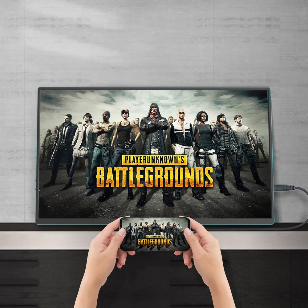 17.3 inch 1080p type-c 3ms response ips hdr 60hz portable gaming screen monitor favorite game player slim monitor for laptop